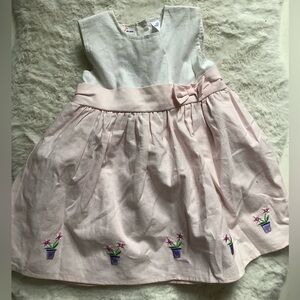 New vintage bt kids linen cotton dress Cottagecore